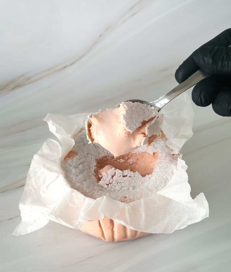 Tarta pantesa rosa